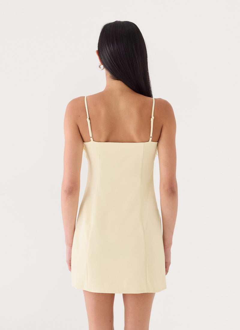 Noya Mini Dress - Yellow