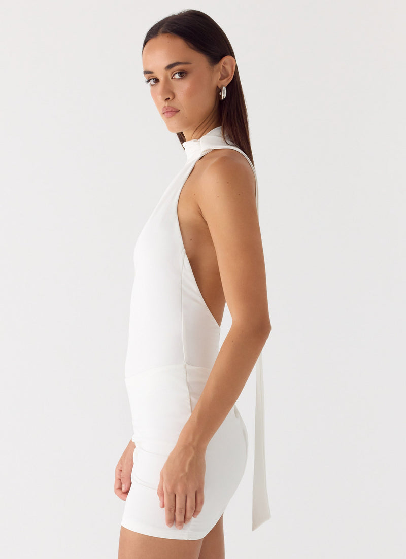 On My Way Mini Dress - White