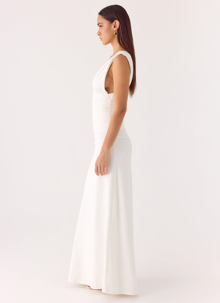 Options Maxi Dress - White