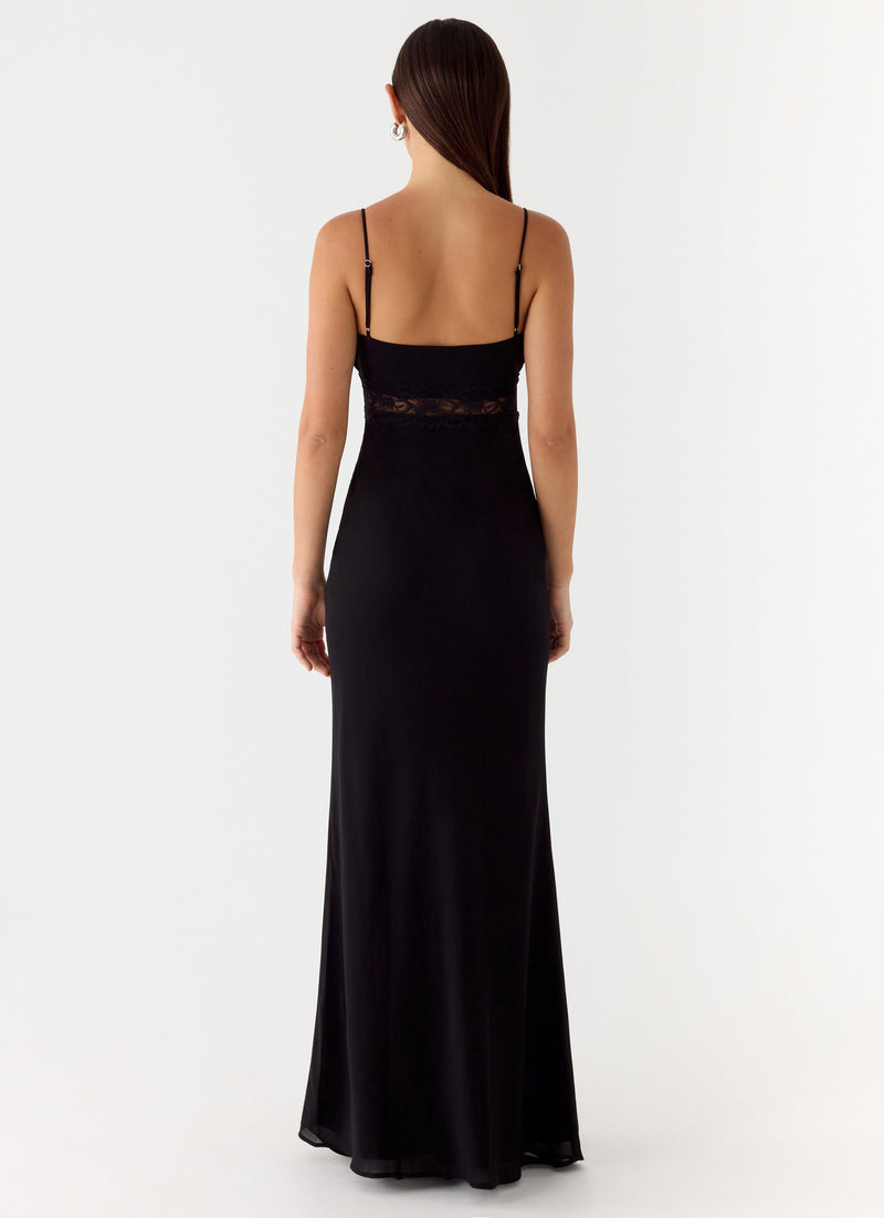 Opulent Maxi Dress - Black