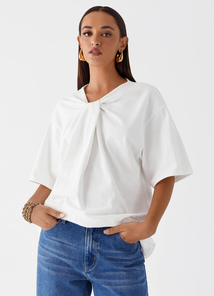 Orena Twist T-Shirt - White