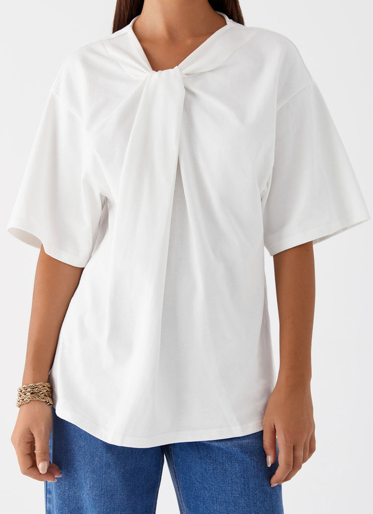 Orena Twist T-Shirt - White