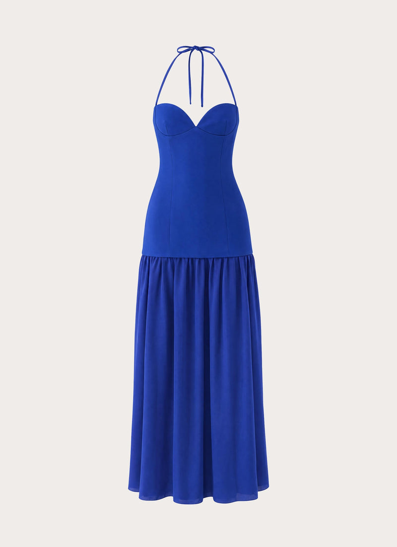 Orlienne Maxi Dress - Cobalt Blue