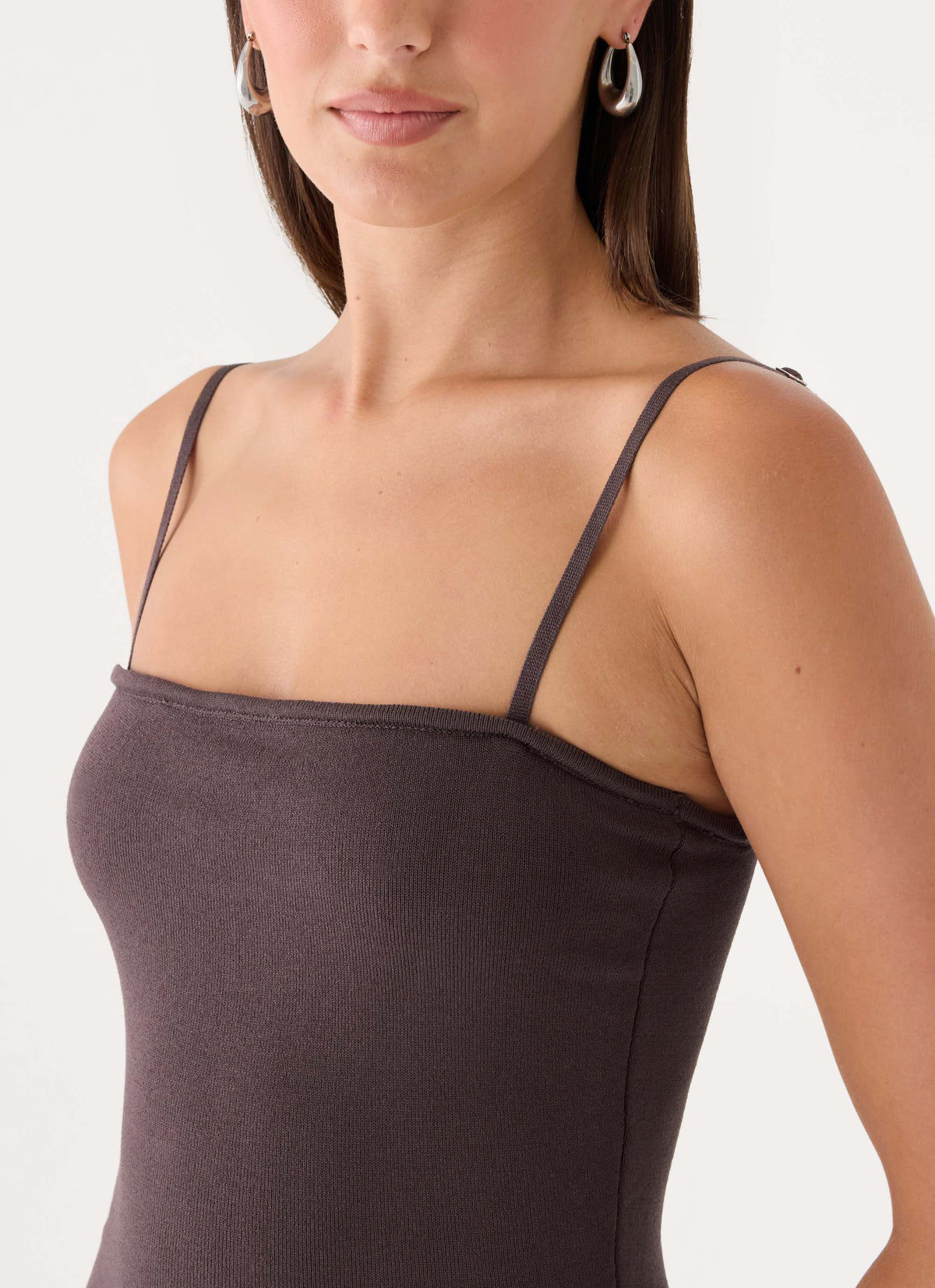 Otillie Knit Maxi Dress - Chocolate