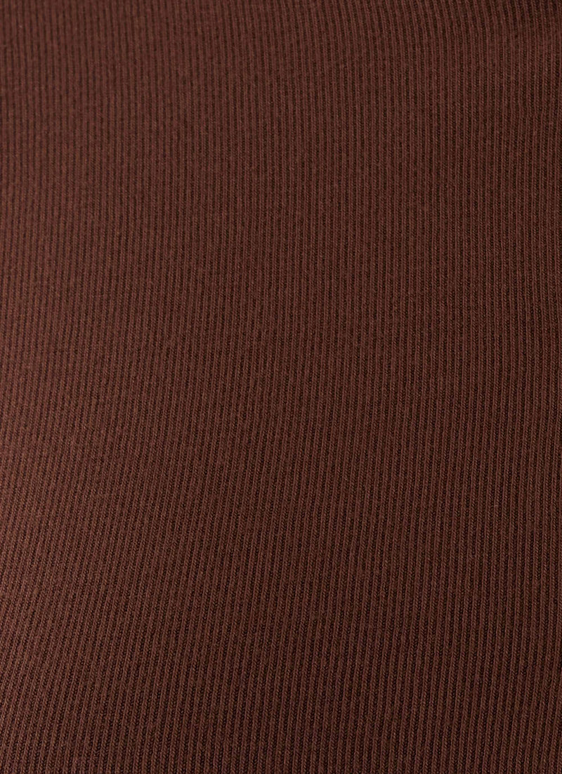Paris Zip Up Hoodie - Chocolate
