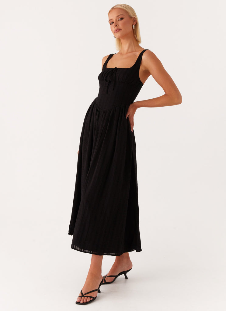 Pascuelle Midi Dress - Black