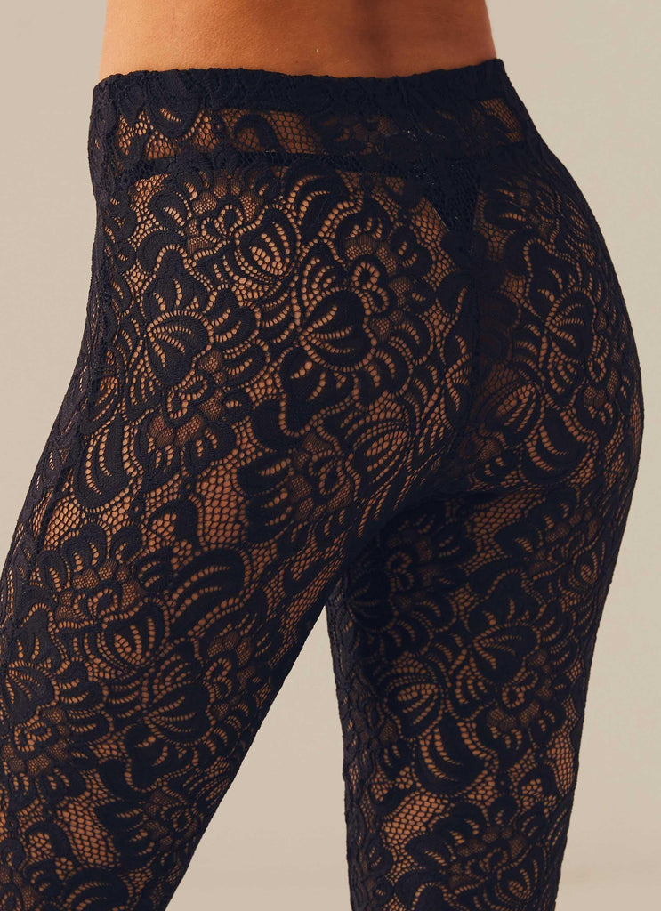 Sweet Fantasy Lace Pants - Shadow - Peppermayo