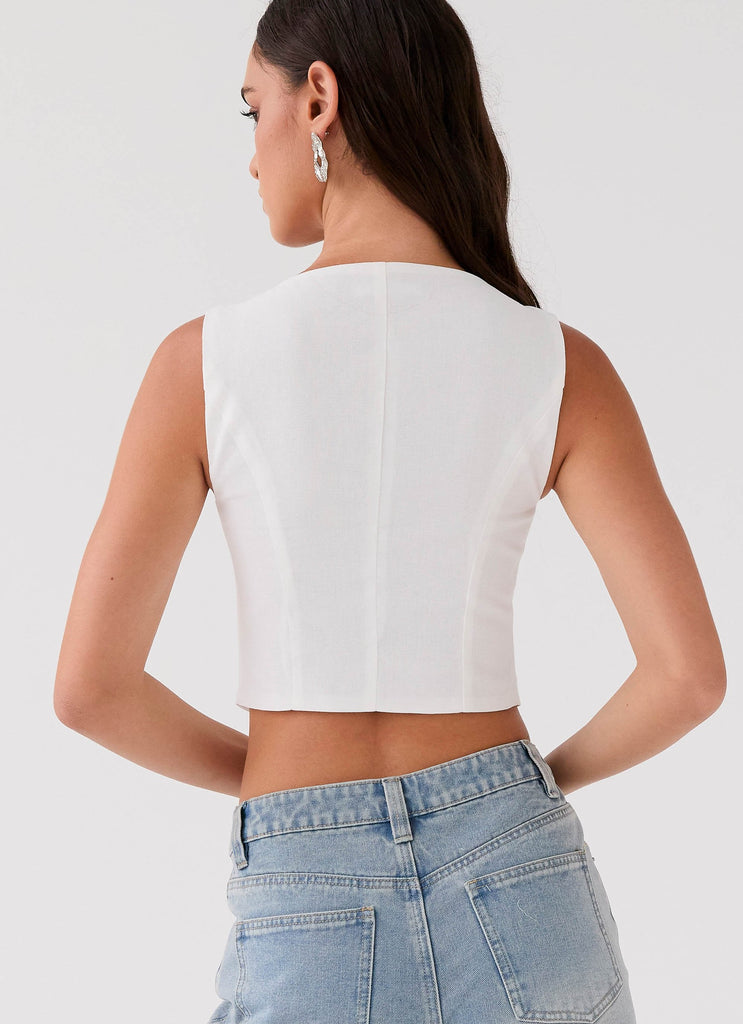 Take Me Away Corset Top - Ivory