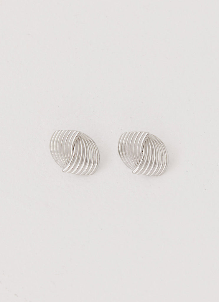 Me And You Earrings - Silver