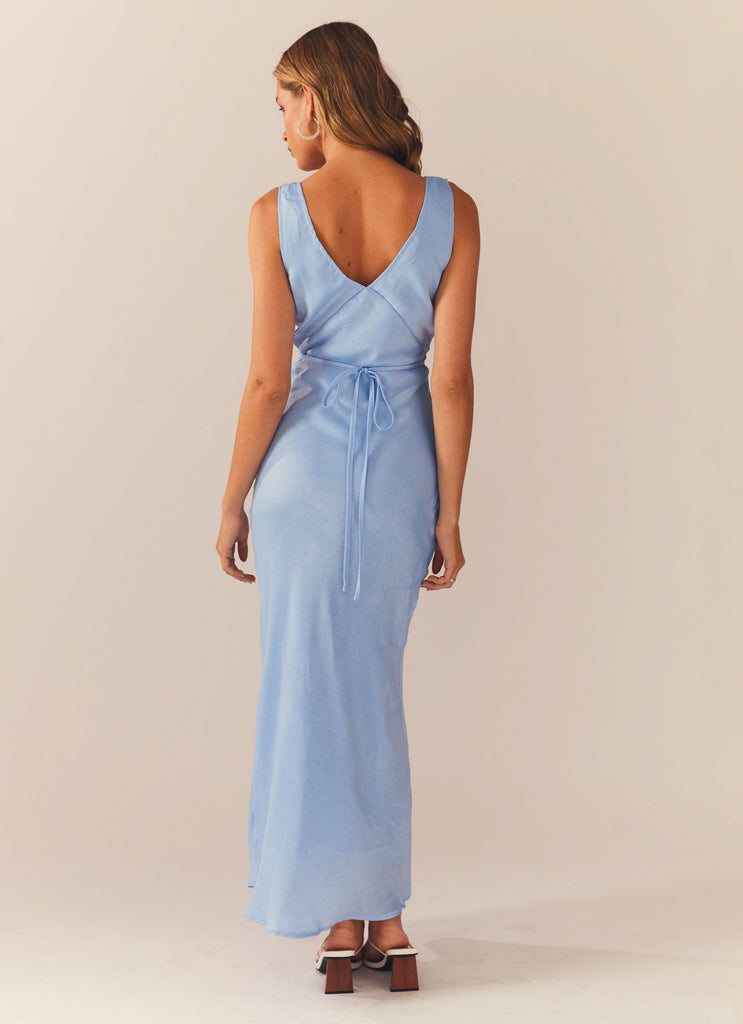 Loren Maxi Dress - Blue - Peppermayo