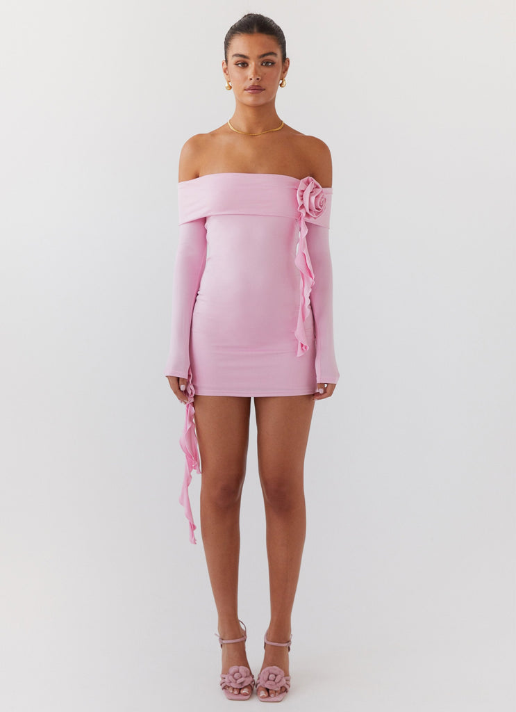 Womens Cecilia Rose Mini Dress in the colour Candy in front of a light grey background