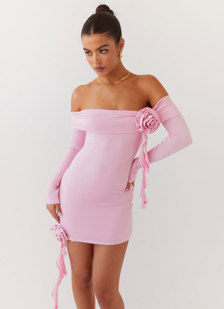 Womens Cecilia Rose Mini Dress in the colour Candy in front of a light grey background