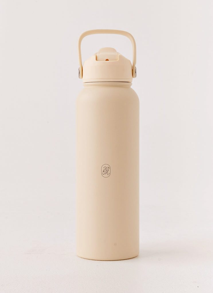 Peppermayo Water Bottle - Ivory