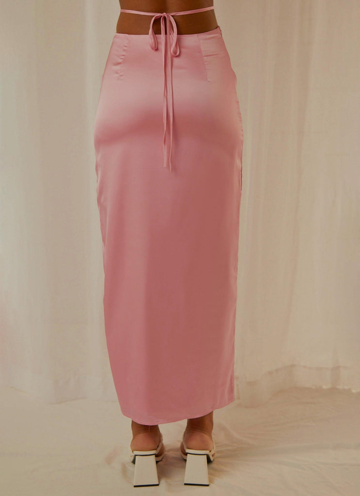 From Florence Maxi Skirt - Baby Pink - Peppermayo