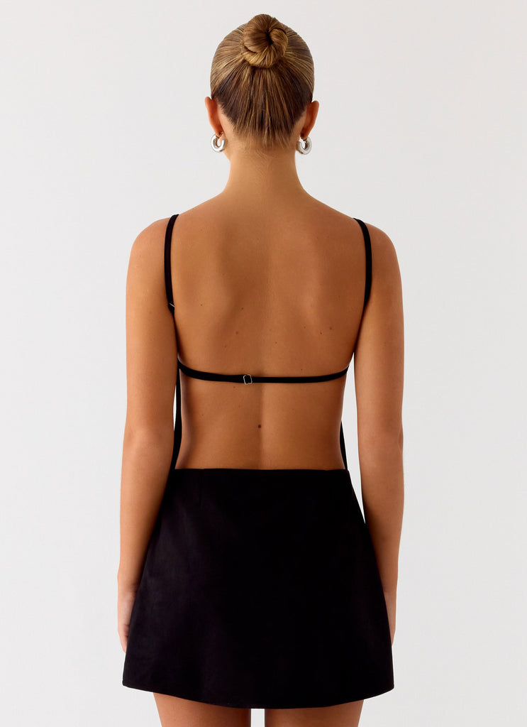 Play With Fire Mini Dress - Black