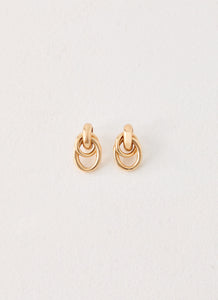 Plus One Earrings - Gold