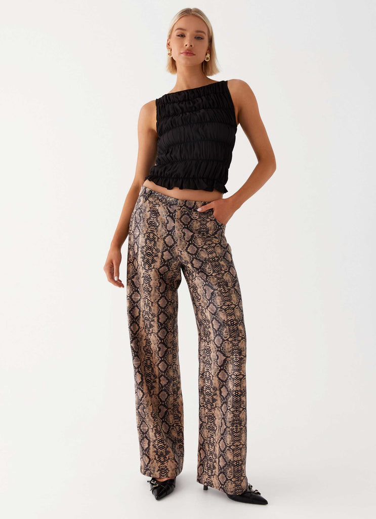 Presley Slim Fit Pants - Snake