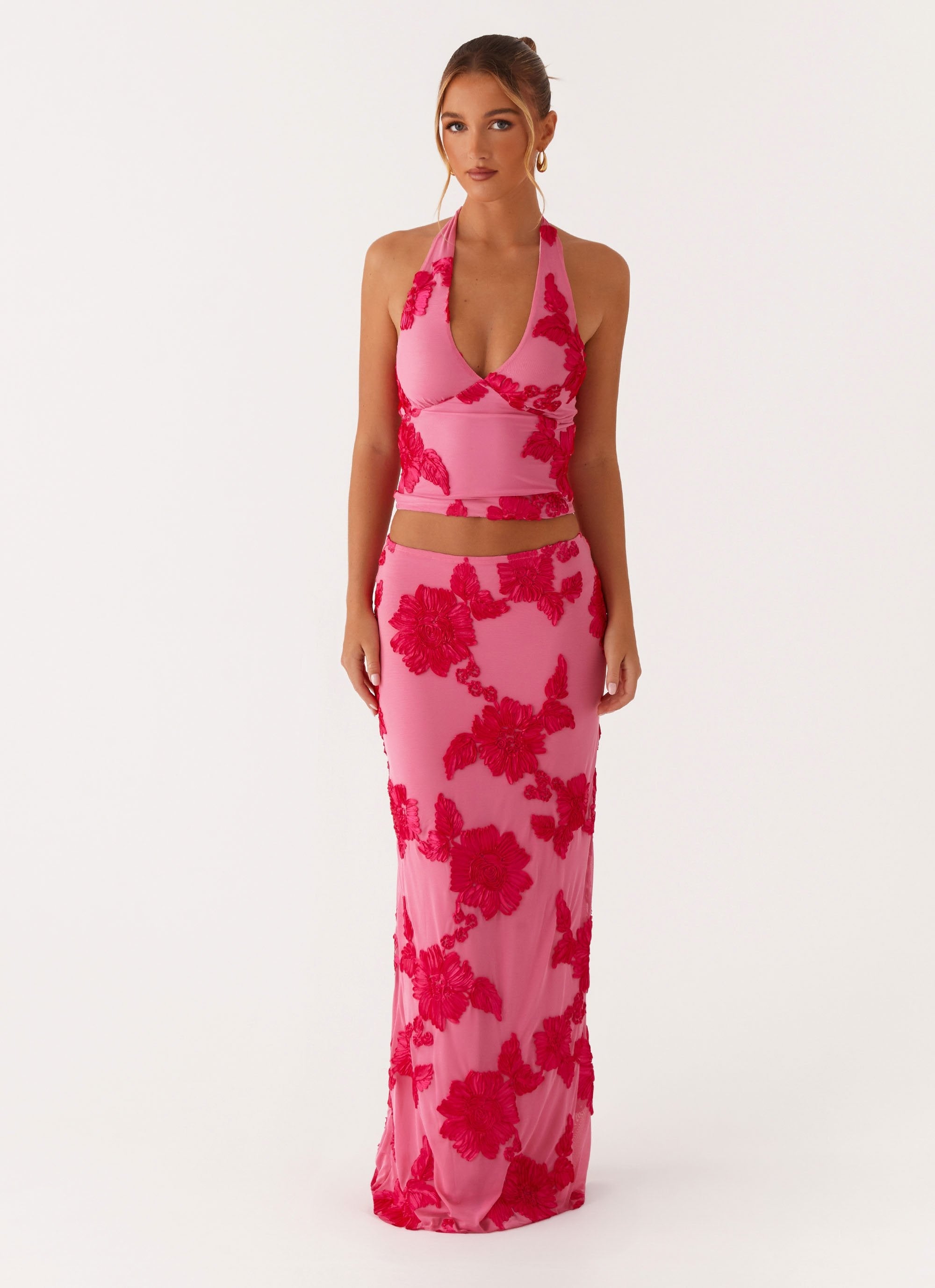 Radiate Maxi Skirt - Pink – Peppermayo Canada