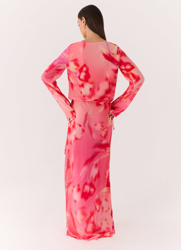Rafaella Maxi Dress - Sun Blushed Bloom