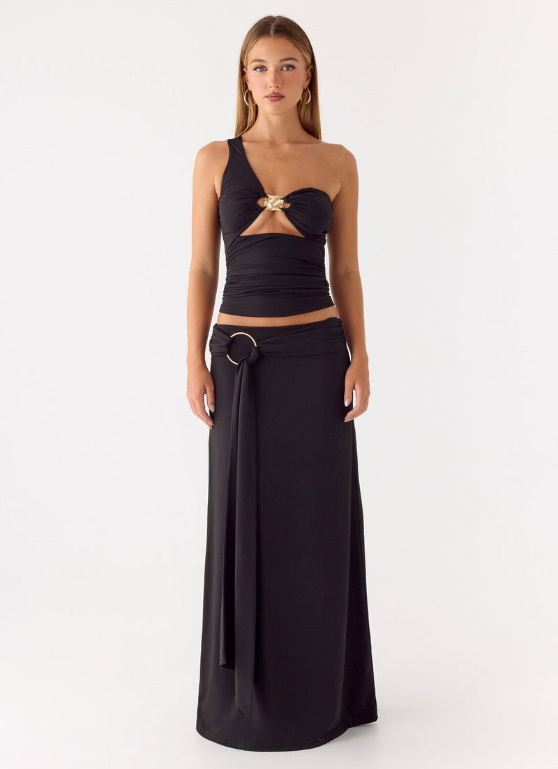 Ravi Maxi Skirt - Black