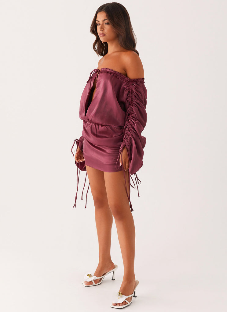 Reeve Mini Dress - Mulberry