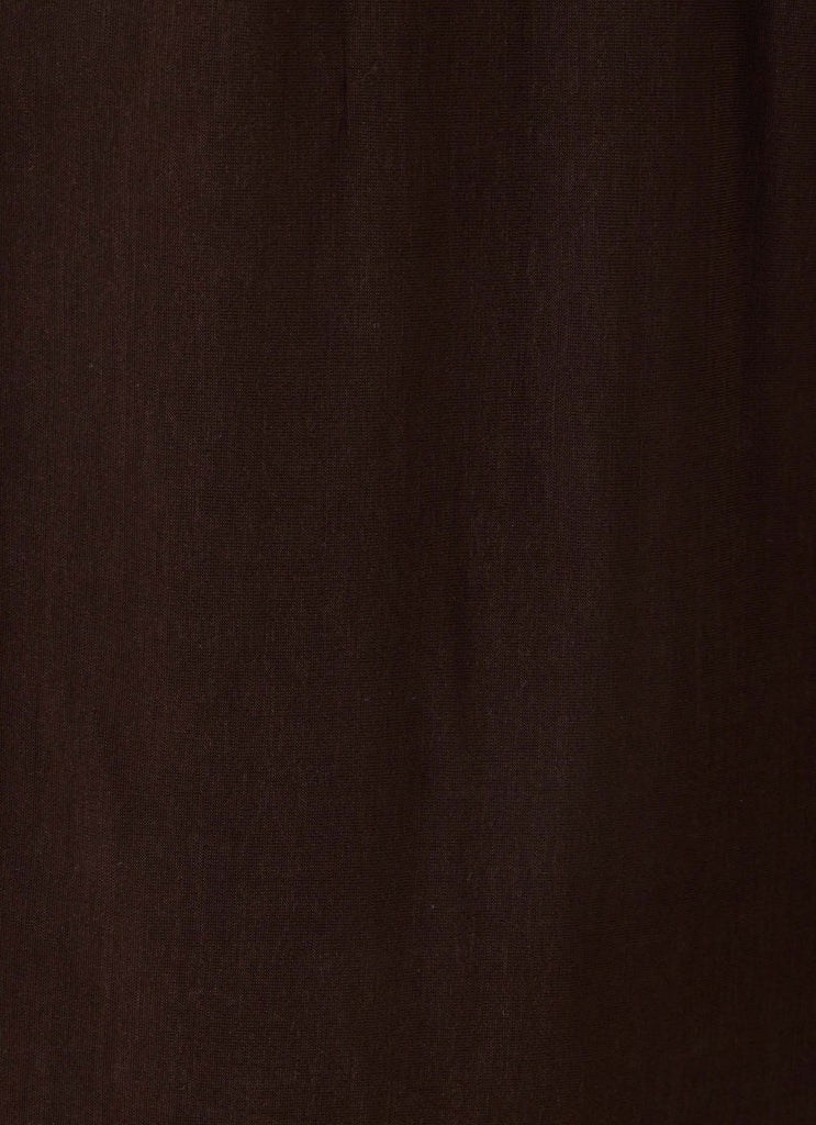 Riyan Waist Scarf Pant - Chocolate