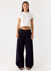 Ronan Denim Jeans - Raw Indigo