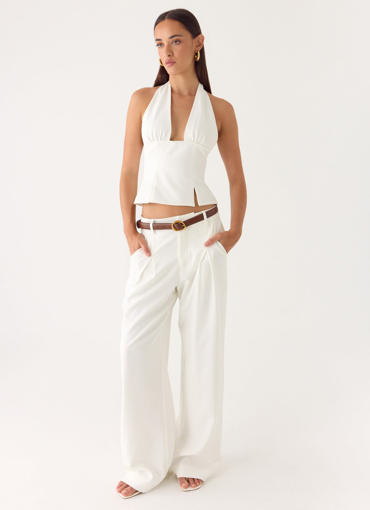 Rosallina Belt - Brown