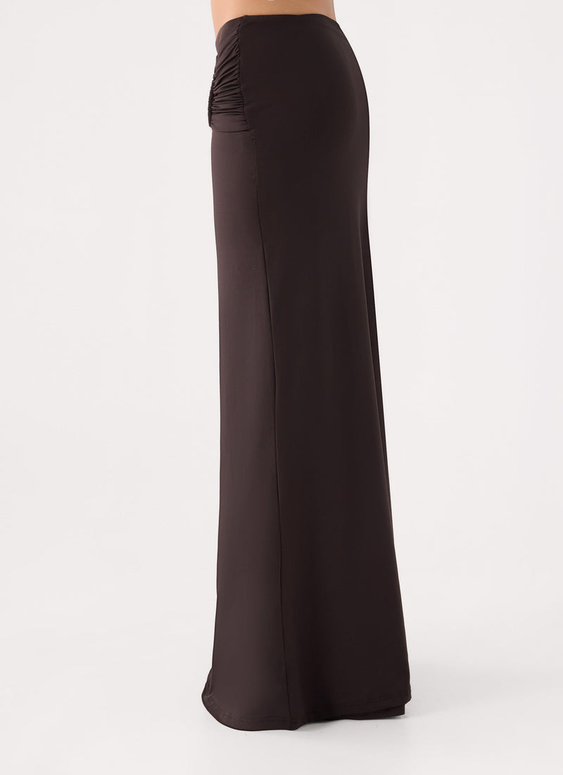 Rosanna Maxi Skirt - Chocolate
