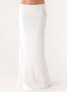 Rosanna Maxi Skirt - White