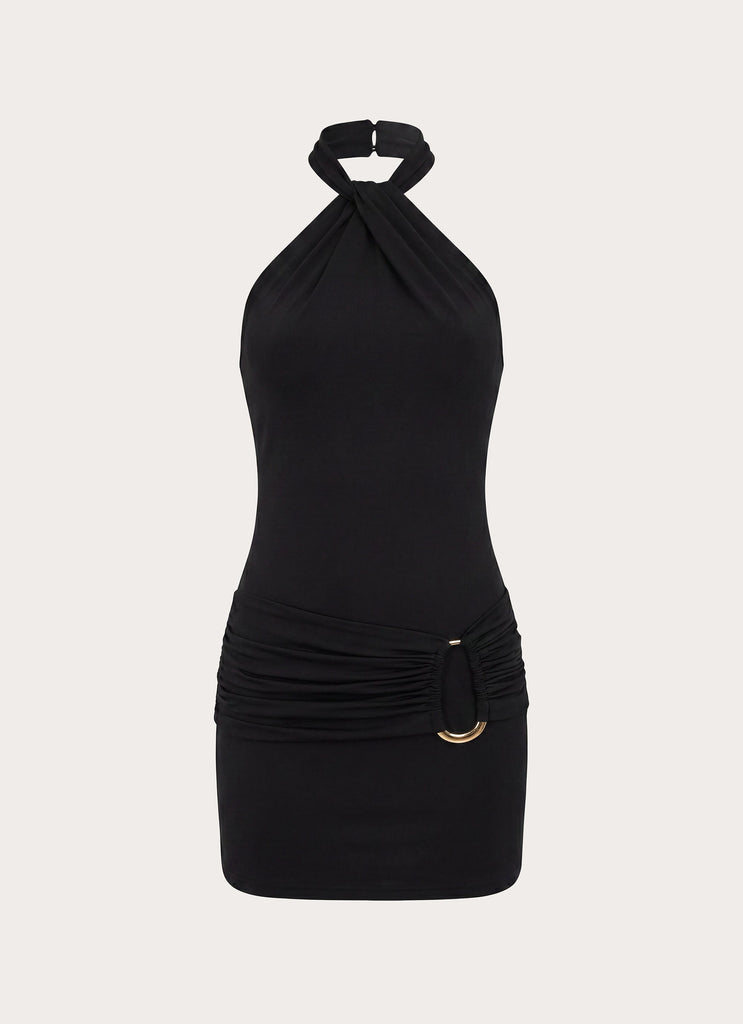 black satin bodycon mini dress Bodycon Satin Black Mini Dress