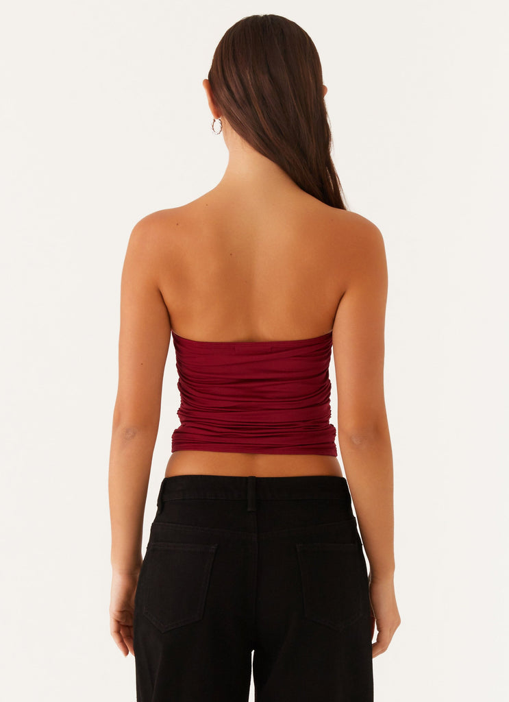 Rudy Tube Top - Maroon