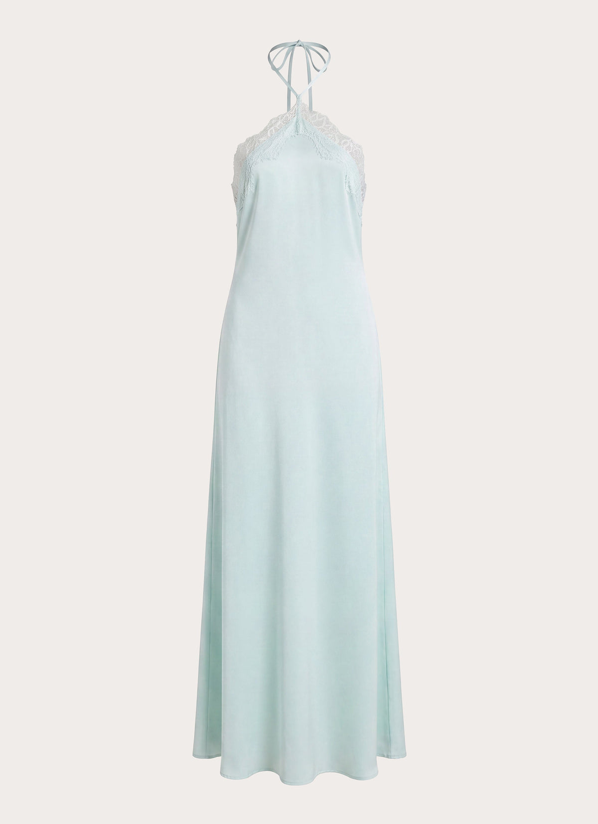 Samaria Halter Maxi Dress - Aqua