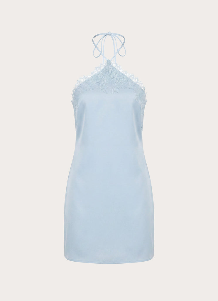 Samaria Halter Mini Dress - Mint