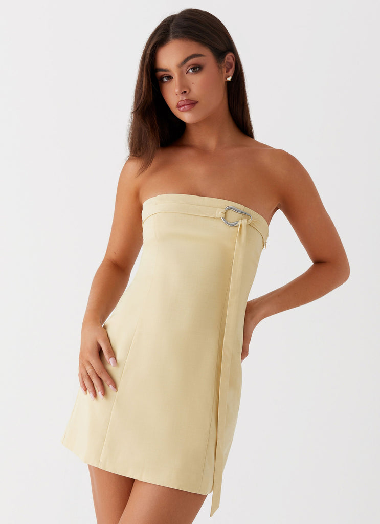 Saskia Mini Dress - Yellow