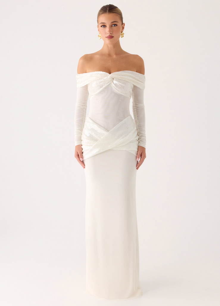 Never Really Over Maxi Dress - White