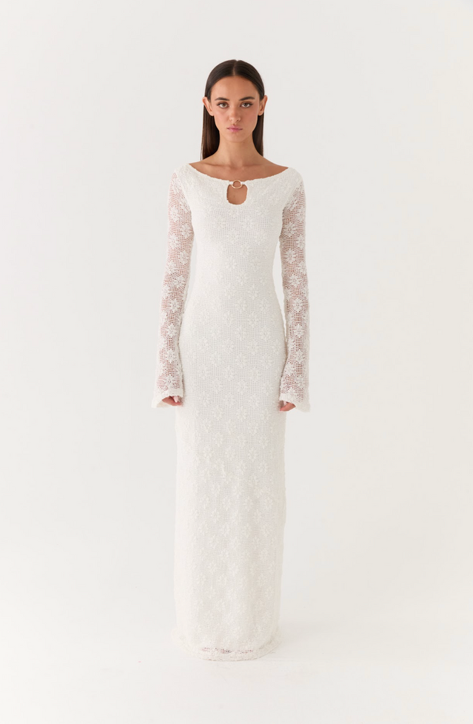Theresea Maxi Dress - White
