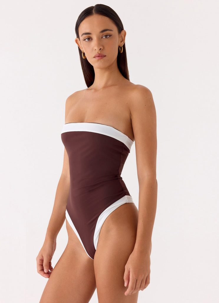 Shevie One Piece Swimsuit - Chocolate