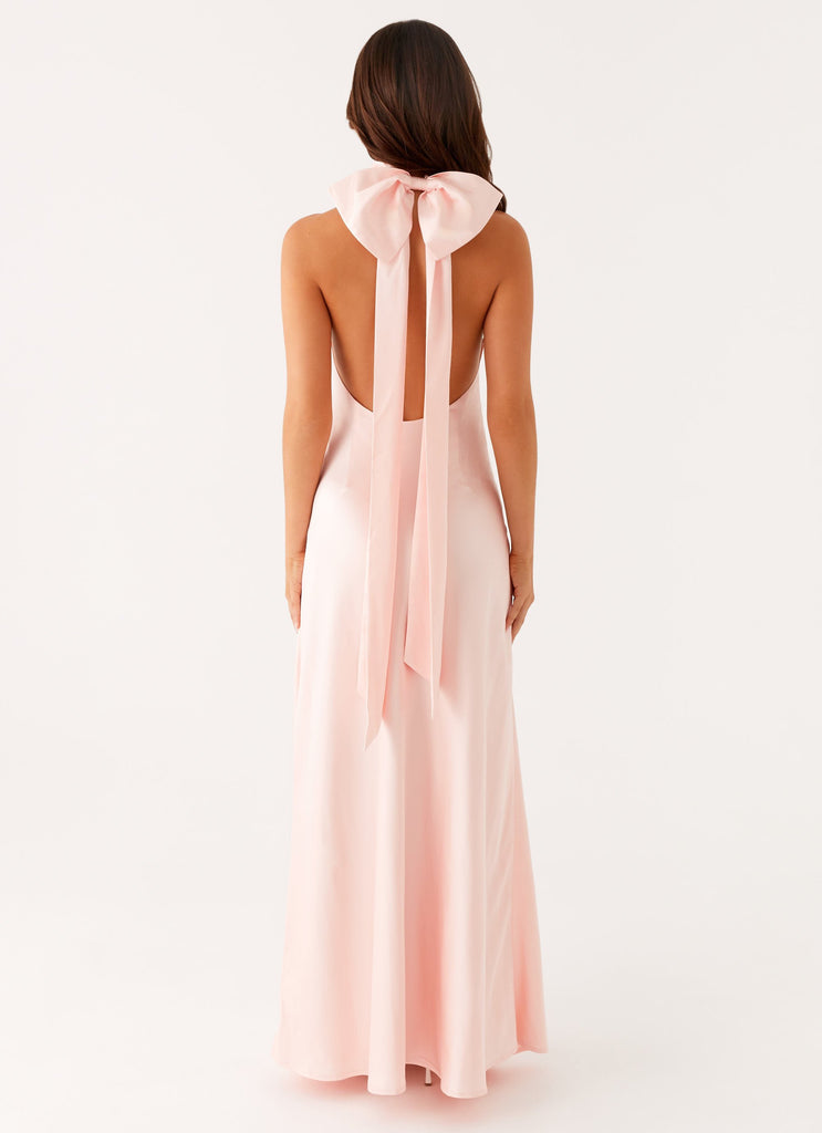 Siani Backless Maxi Dress - Pink