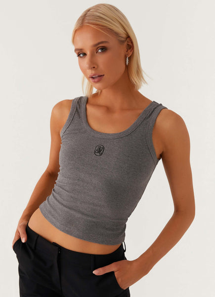 トップス Nida Tank Grey Melange NIDA TANK|ニダ タンク コアコレクションニダ タンク コアコレクション
