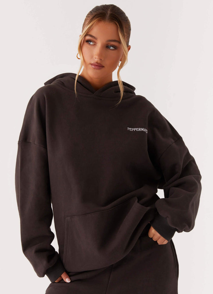 Signature Oversized Hoodie - Charcoal