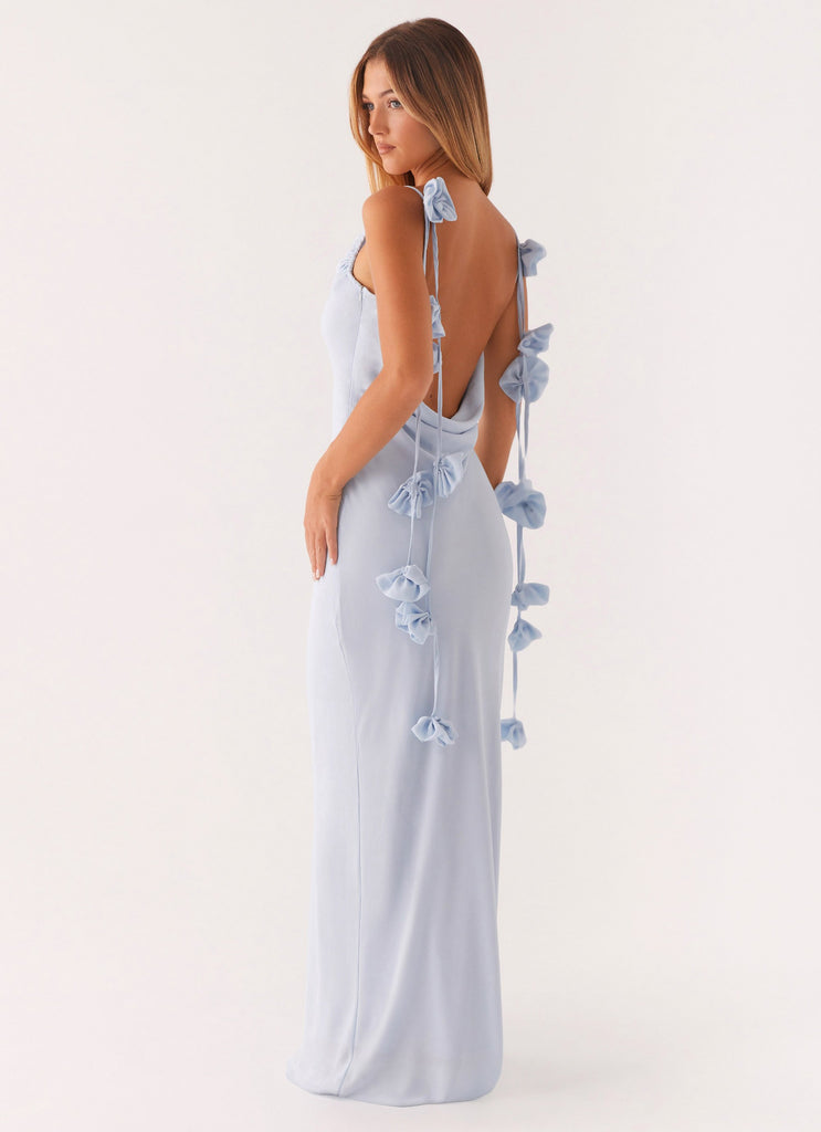 Simona Maxi Dress - Pastel Blue