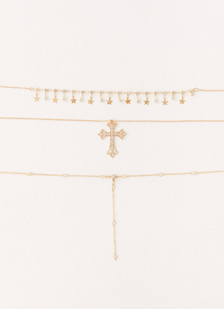 Sinner Multi Necklace - Gold