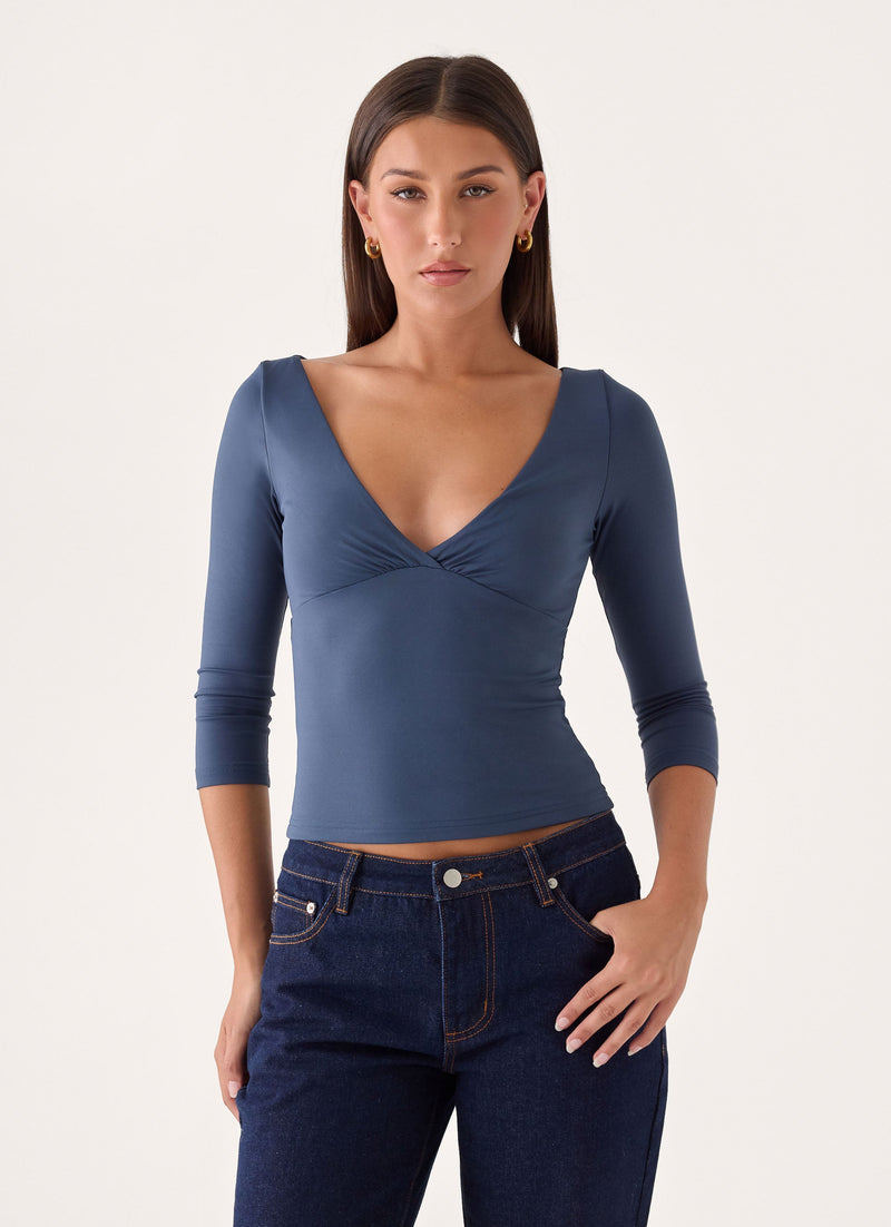 Slow Days Top - Navy
