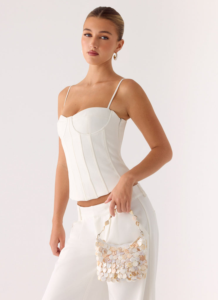 Solara Shell Bag - Ivory