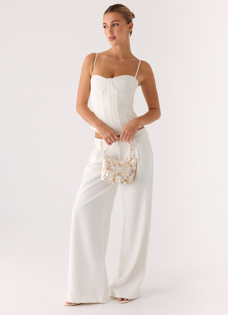 Solara Shell Bag - Ivory