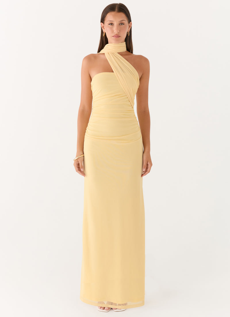 Songbird Maxi Dress - Yellow