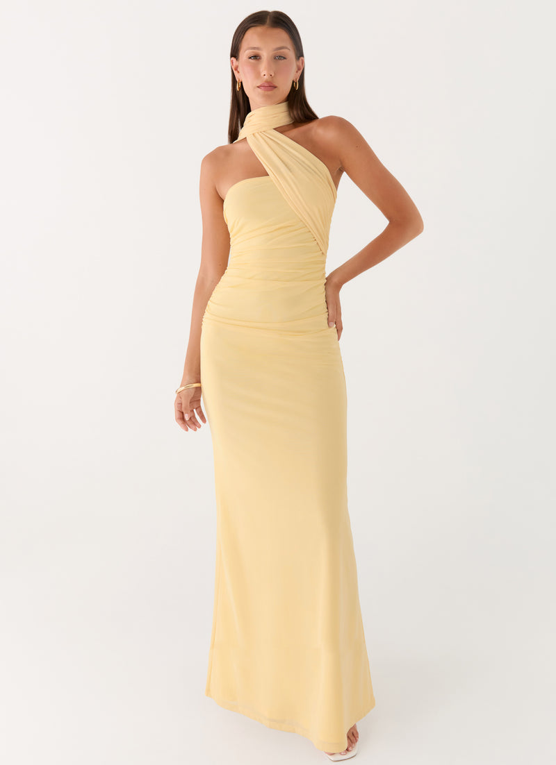 Songbird Maxi Dress - Yellow