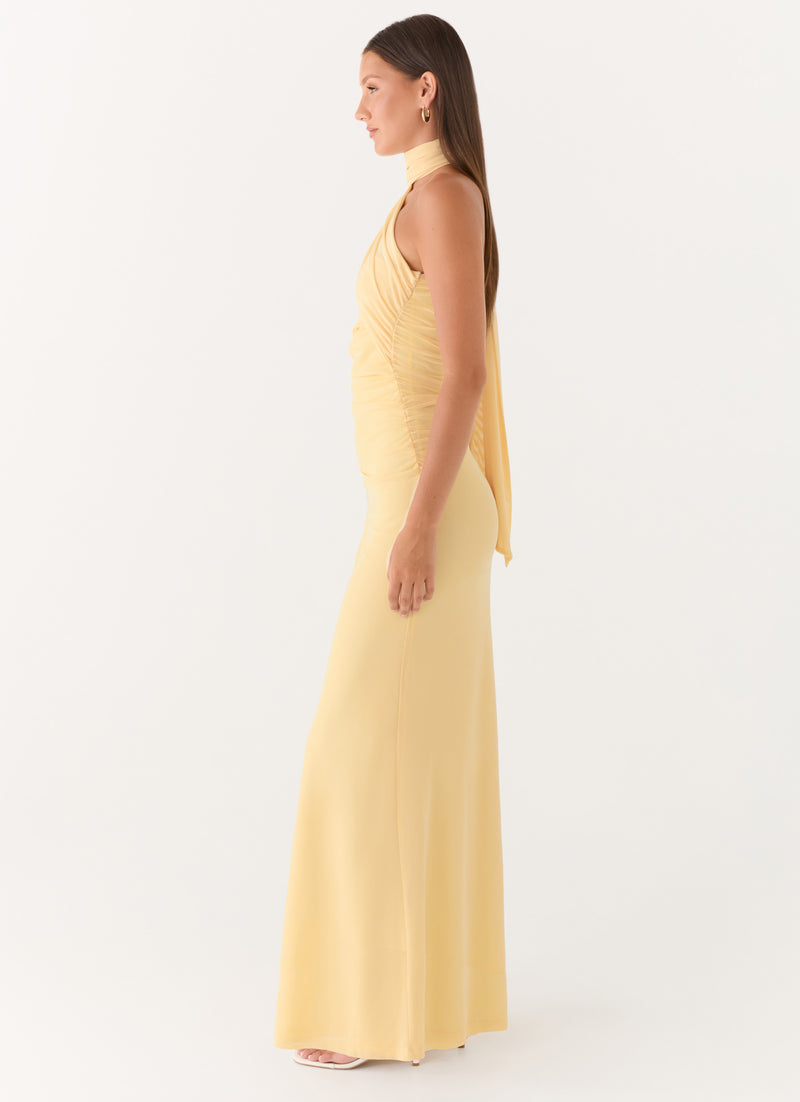 Songbird Maxi Dress - Yellow