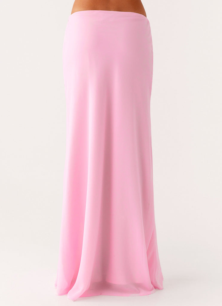Star Girl Maxi Skirt - Baby Pink